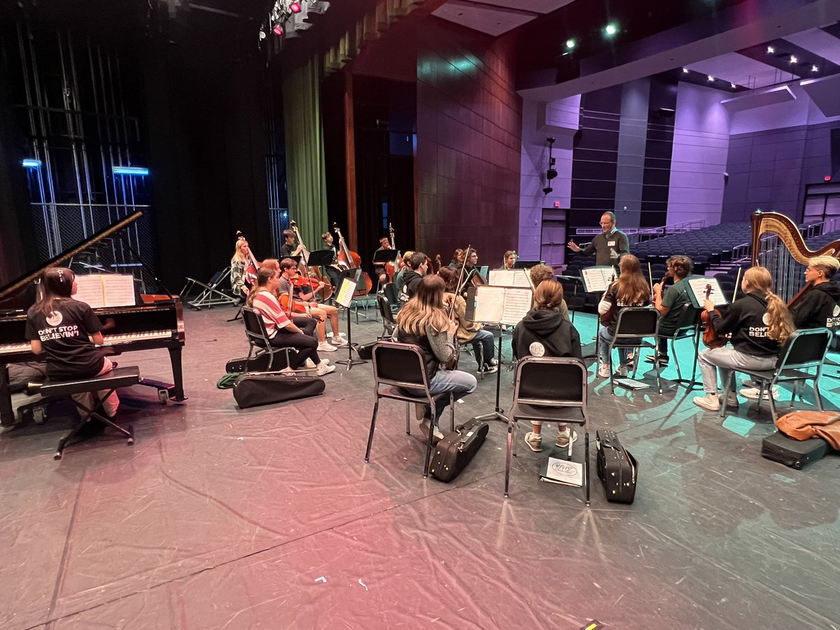 Thank you to Scott Terrell, the <a href="/LSU/">LSU</a> Symphony  Director, for stopping by on his tour of Region 33! You can see him conduct several <a href="/HumbleISD_KPHS/">Kingwood Park HS</a> orchestra students on Saturday at AHS at 6:00 PM.