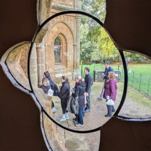LandmarkEngage1's tweet photo. Young cellist, Alejandro gave open day visitors to Gothic Temple a musical treat last weekend, with classical and popular music echoing around the circular gallery - thank you Alejandro! 🎶🎻 
#LandmarkOpenDays @NTStowe https://t.co/8aCTDkOyv1