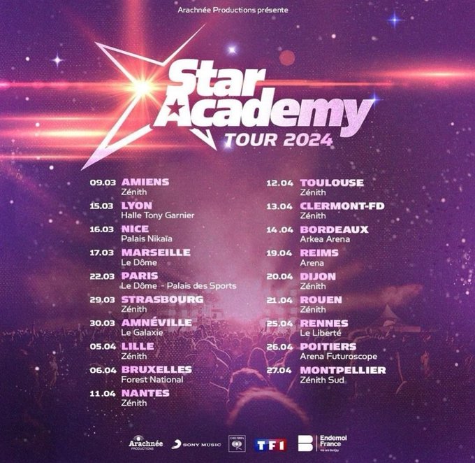 Quotidienne Star Ac Tournée