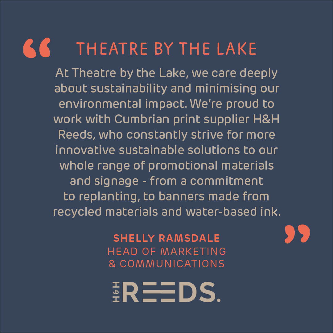 We've been working with @tbtlake for over a decade now, producing a wide range of marketing materials for the theatre.
We're delighted to continue working with clients who share our passion for caring for the environment.
hhreeds.co.uk/news/1587/sust…
#TBTL2024 #SustainableMarketing