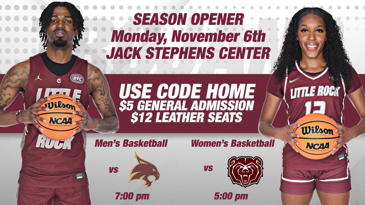 Trojan basketball is almost here! 🏀 Discounted tix are available for the men's & women's season opener on Homecoming night on Monday, Nov. 6! Use the code HOME to purchase $5 general admission tix or $12 leather seats. Students always get in free! 🎟️ - bit.ly/3tYdq7l
