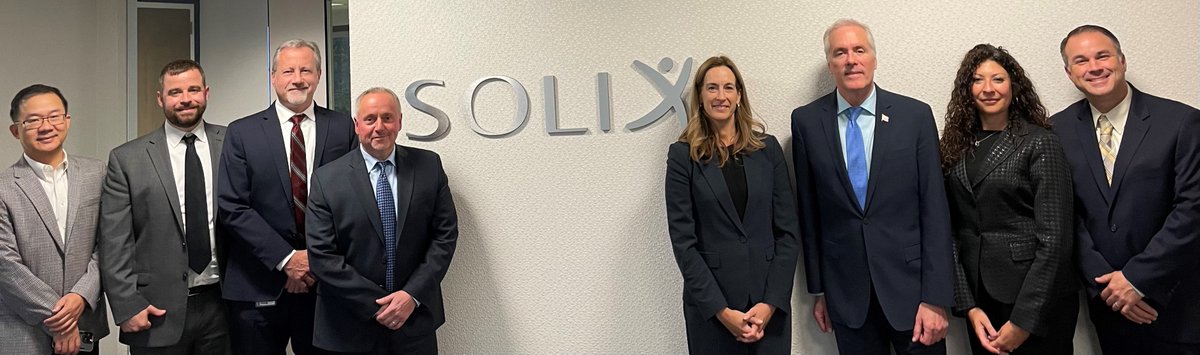 SolixInc's tweet photo. Congresswoman Mikie Sherrill (NJ-11) visited our NJ HQ  to learn more about the work we have performed in the state &amp; nation in helping government deliver critical assistance &amp; services to those in need of help.
#newjersey #government #governmentprograms #eligibility #compliance https://t.co/eyooTJSfQY
