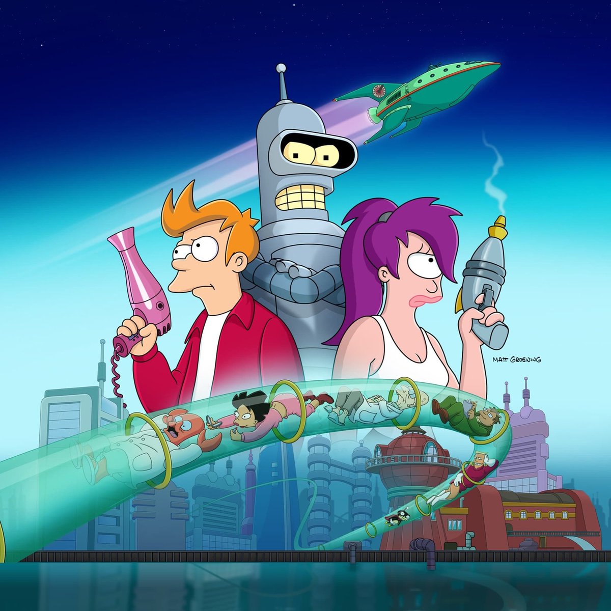 #متداول
تم تجديد إحياء 'FUTURAMA' لمدة موسمين آخرين على Hulu!

#Futurama #Hulu #SciFi #Animation #Comedy #ComingSoon #BillyWest #JohnDiMaggio #KateySagal #LaurenTom