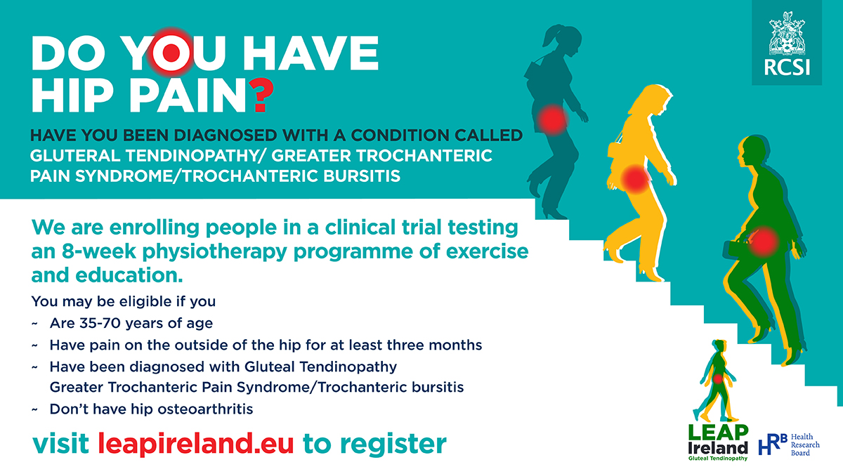 LeapIreland's tweet photo. We are still recruiting for our @LeapIreland feasibility trial of education and exercise compared to usual care. Further details at https://t.co/SPrP90t26G https://t.co/wAnmrJOUyA