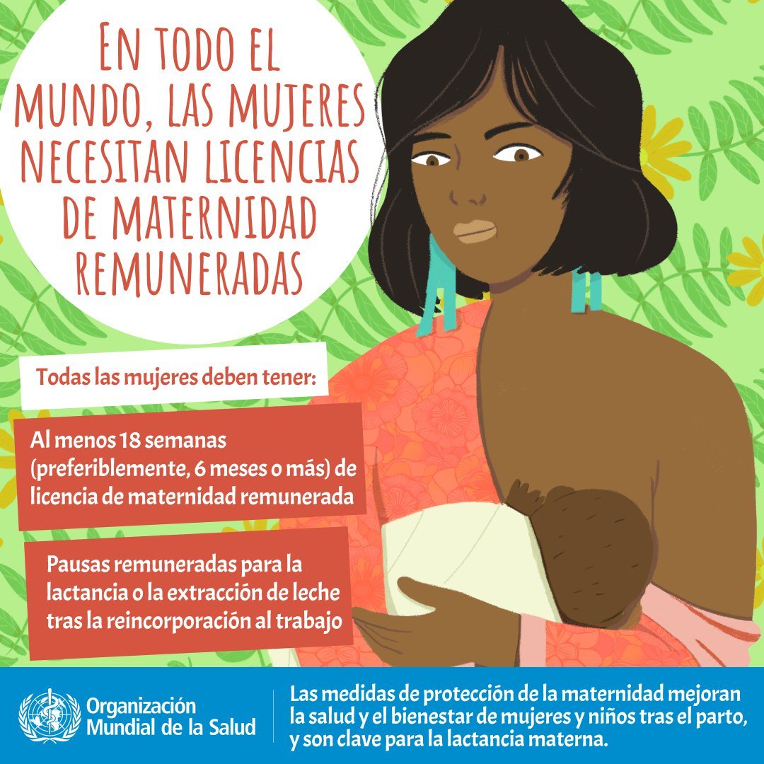 Fedalma_es's tweet photo. Protejamos a las madres desde los gobiernos para que se creen politicas adecuadas para poder conciliar sin que las madres tengan que renunciar a ninguna oportunidad laboral, y que su salud no se resienta. #maternidad #LactanciaMaterna #OMS #Fedalma https://t.co/SGa9TnFYPs