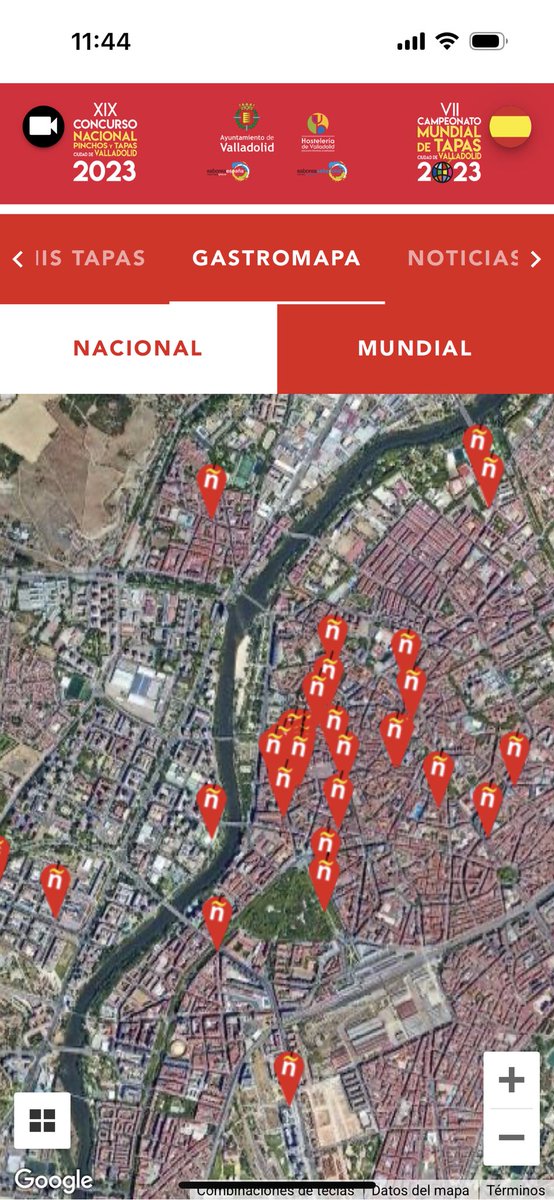 CNPinchos's tweet image. ¡Hoy comienza en #Valladolid el Festival Internacional de la Tapa!
Del 2 al 12 de noviembre, 60 bares y restaurantes de la ciudad incluirán en su oferta gastronómica las tapas finalistas del  XIX Concurso Nacional de Pinchos y Tapas y el VII Campeonato Mundial de Tapas