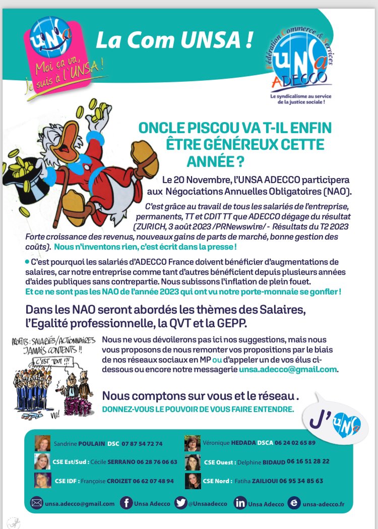 Unsaadecco's tweet photo. #adecco négociations https://t.co/3HYLWiMPrX