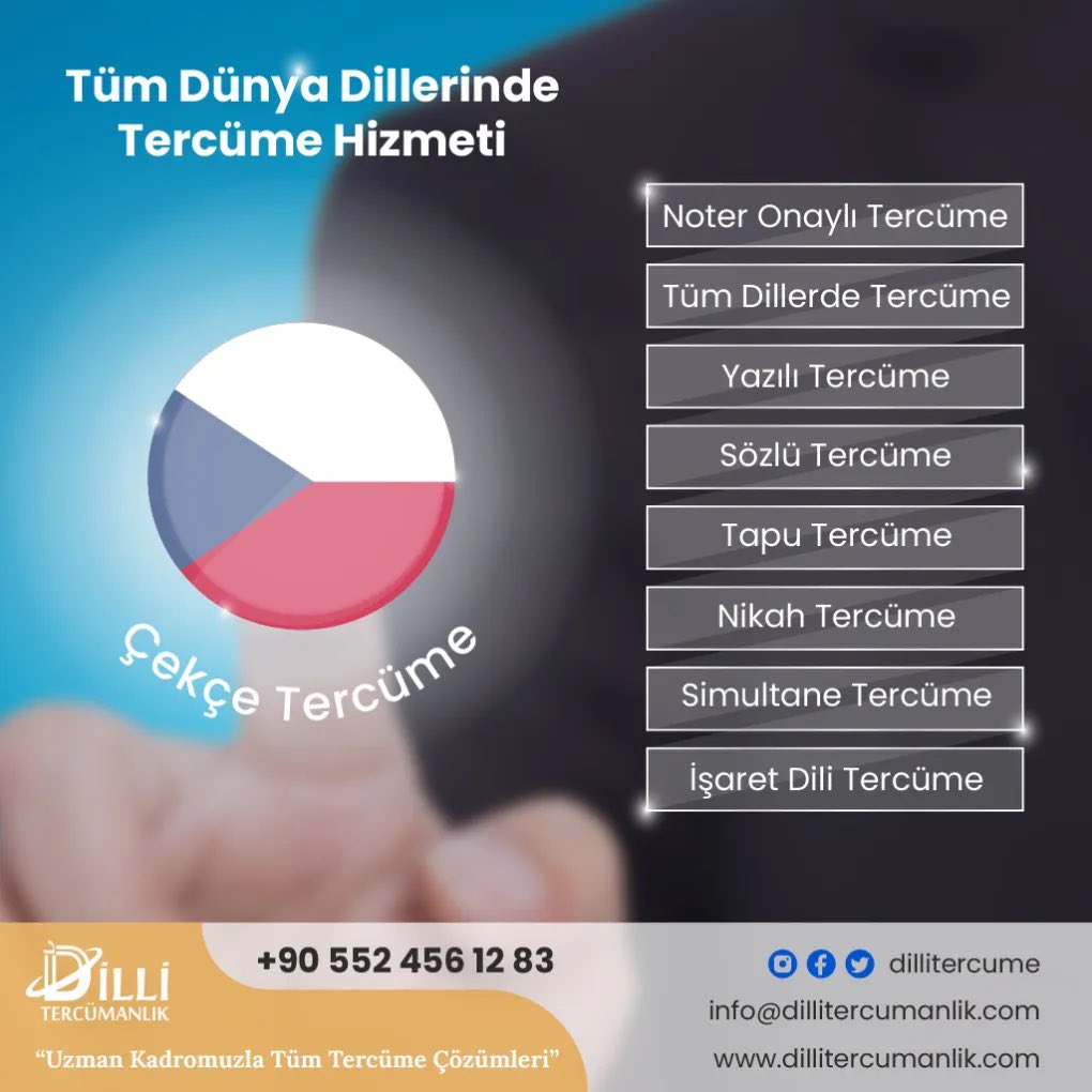 DilliTercume's tweet photo. Hint – Avrupa dillerinin Slav koluna bağlı bir dil olan Çekçe; Çek Cumhuriyeti’nin resmi dilidir ve dünya çapında 12 milyon kişi tarafından konuşulmaktadır. Hızlı konuşulan ve karmaşık bir yapıya sahip olan Çekçe, titiz bir çeviriyi gerektirir.
++ https://t.co/Ef1ufNS4Zj