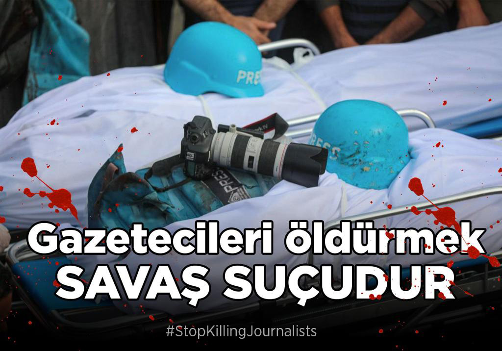 İşgalci İsrail çok iyi biliyor ki, gazetecinin kaleminden dökülen bir haber, objektifinden yansıyan bir fotoğraf, bir görüntü attığı tonlarca bombadan çok daha etkili! #StopKillingJournalists