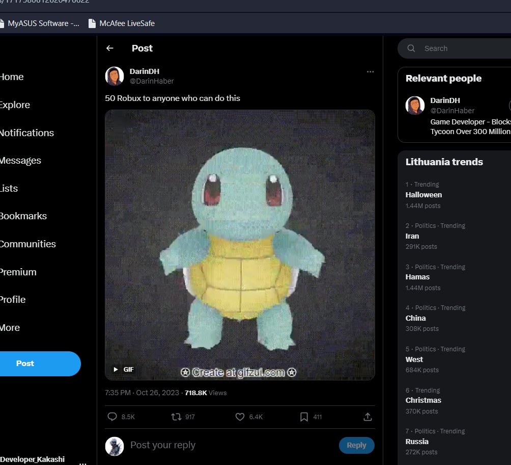 Glitch tweet media