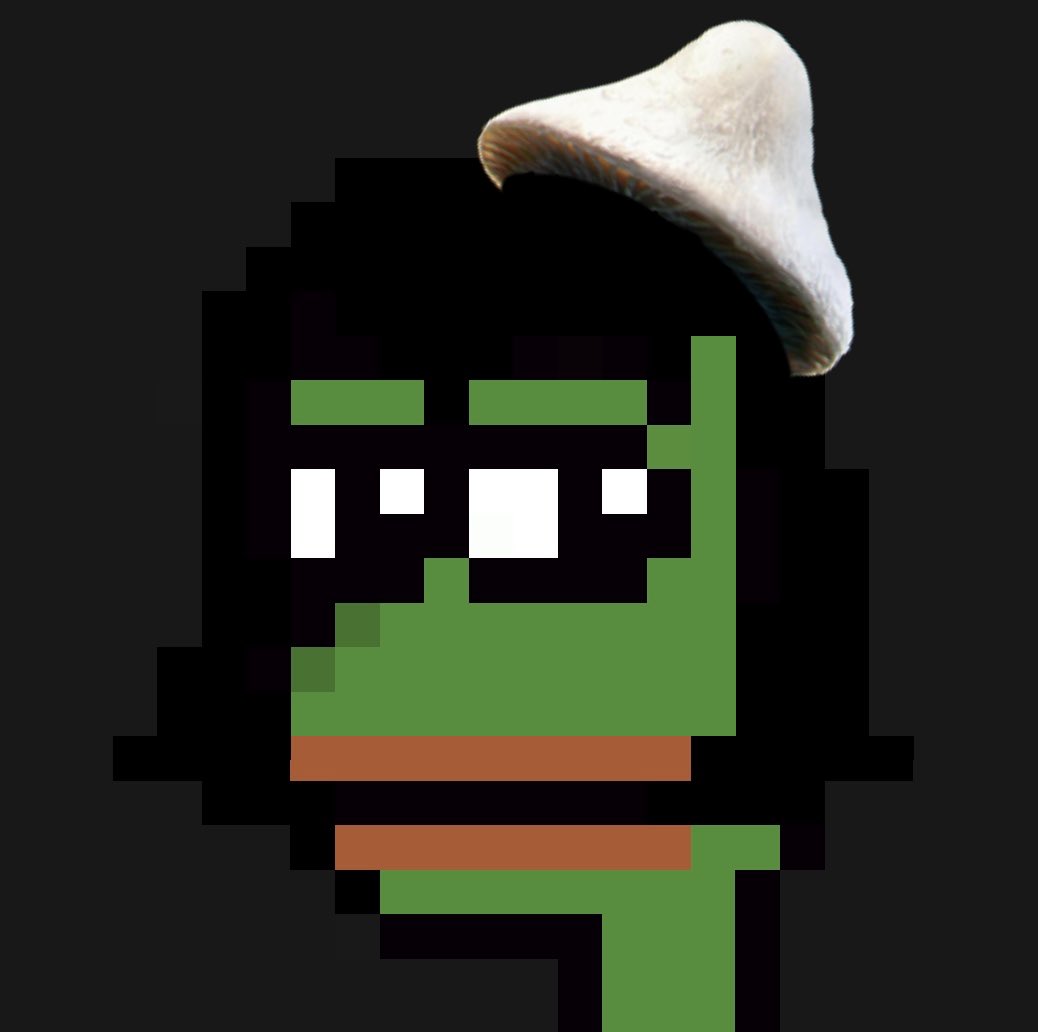 NFToni88's tweet image. Had to put a shroom on  2 of my favourite @PepePhunksV2 💚 

Shits getting REAL. 

#smurfcateth #pepephunks