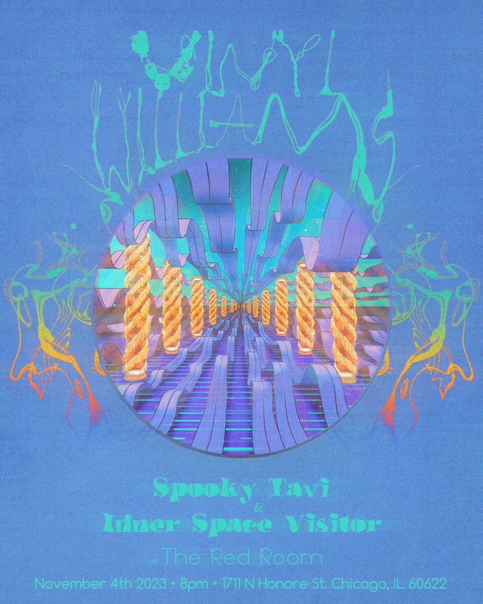 spookytavi's tweet photo. Playing a solo set in Chicago this Saturday before @vinylwilliams 🛸🖖 https://t.co/ia4gzenWCh