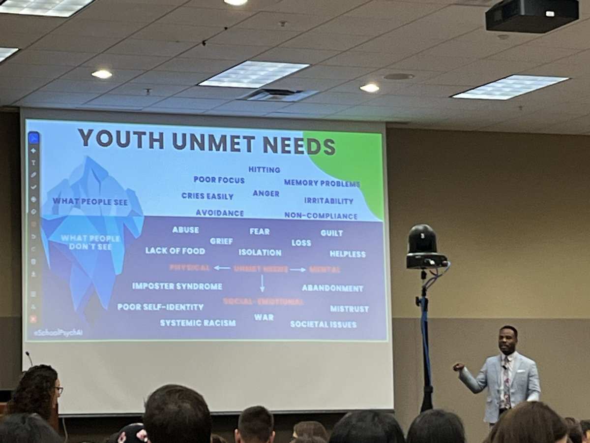 “Future forward thinking” -  “We have to lean on this collective wisdom that we have in order to meet the unmet needs of our children.” Dr. Byron McClure. #AASP2023 #ArizSchoolPsych #strengthsbased