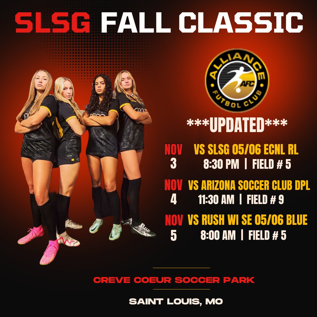 Hailey Peters (@haileypeters08) on Twitter photo 🚨UPDATED game schedule for this weekend... Jersey #08
<a href="/Alliance_FC_/">Alliance Futbol Club</a> <a href="/ImCollegeSoccer/">College Soccer Truth ™</a> <a href="/TopDrawerSoccer/">TopDrawerSoccer</a> <a href="/WSOCRecruits/">WSOC Recruits</a> <a href="/TheSoccerWire/">SoccerWire</a> <a href="/MOyouthSoccer/">Missouri Youth ⚽️</a> #classof2025 #forward #defender #veolive @ DKR family <a href="/slsg/">Susan Lee</a> 🚨UPDATED game schedule for this weekend... Jersey #08
<a href="/Alliance_FC_/">Alliance Futbol Club</a> <a href="/ImCollegeSoccer/">College Soccer Truth ™</a> <a href="/TopDrawerSoccer/">TopDrawerSoccer</a> <a href="/WSOCRecruits/">WSOC Recruits</a> <a href="/TheSoccerWire/">SoccerWire</a> <a href="/MOyouthSoccer/">Missouri Youth ⚽️</a> #classof2025 #forward #defender #veolive @ DKR family <a href="/slsg/">Susan Lee</a>