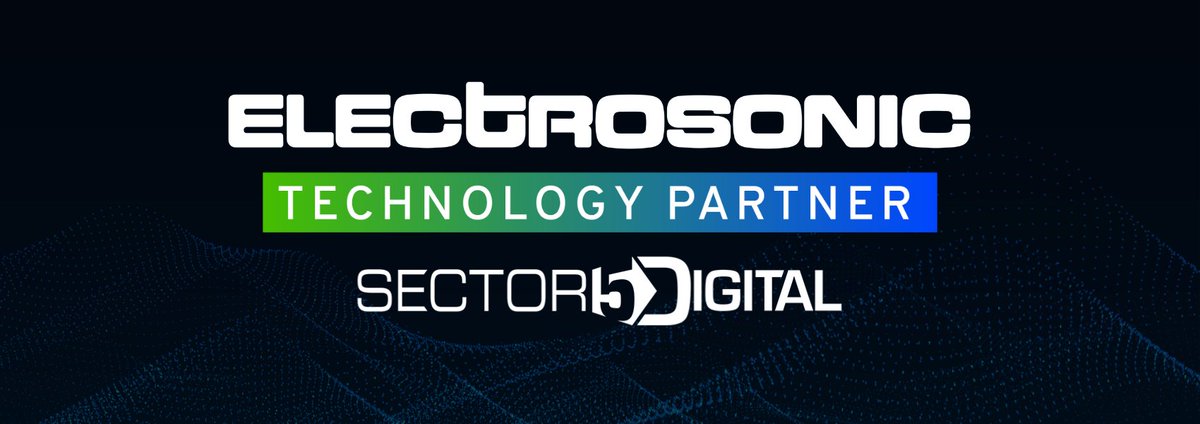 We are excited to announce our participation in <a href="/ElectrosonicAV/">Electrosonic</a>'s Technology Partner Program!

Full press release → sector5digital.com/news/s5d-elect…

#partnership #partnerprogram #systemintegrators #experientialmarketing