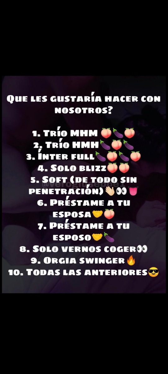 Que les gustaría hacer con nosotros?🔥

Leemos sus comentarios chic@s 😈