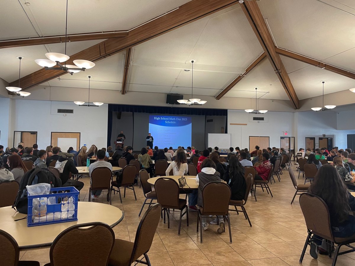 This October, the Northern Arizona University (NAU) Math Department proudly hosted its annual High School Math Day, drawing an impressive 168 students from 8 regional high schools.