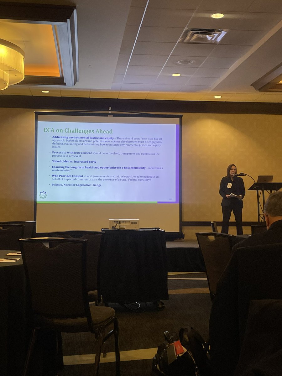 ECA traveled to Ohio for DOE’s Office of Nuclear Energy Consent-Based Siting Quarterly Meeting for Awarded Consortia. Kara Colton, ECA Nuclear Policy Director, had the opportunity to share best practices, lessons learned, and next steps regarding Consent-Based Siting <a href="/GovNuclear/">Office of Nuclear Energy | US Department of Energy</a>