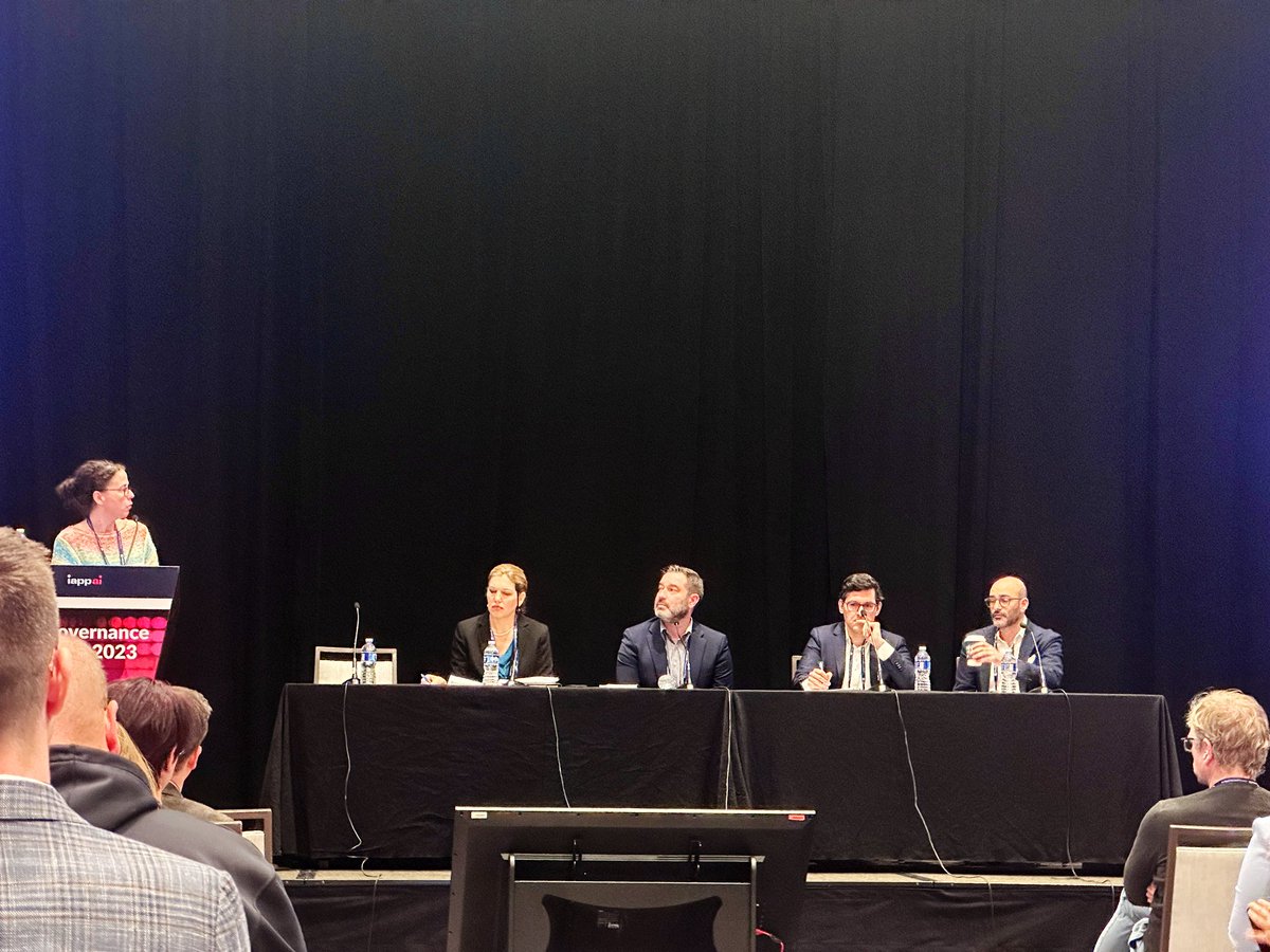 Experts <a href="/JaneFriedman/">Jane Friedman</a> (@HotSheetPub), <a href="/aghavi/">Amir Ghavi (aghavi.ETH)</a> (<a href="/friedfrank/">Fried Frank</a>), Peter Tsapatsaris (<a href="/salesforce/">Salesforce</a>), Susan Allen (<a href="/uspto/">USPTO</a>) and <a href="/Moshun2/">JBW</a> (Naspers and Prosus) discuss “No AI without IP: Perspectives on IP Challenges and Solutions” at #AIGG23