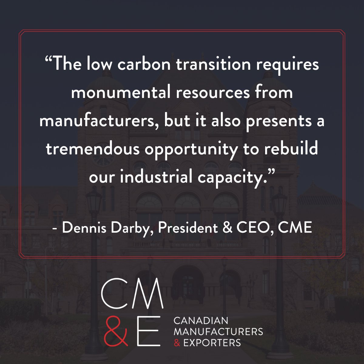 CME_Ont's tweet photo. A key recommendation from CME’s Net Zero Industrial Strategy has become policy in today’s Fall Economic Statement, as it confirms Ontario’s proceed distribution under the Emission Performance Standards.

Learn more: https://t.co/ehCTBvYm4F.

#ONPoli #OnFES2023 https://t.co/9q0gCGju0y