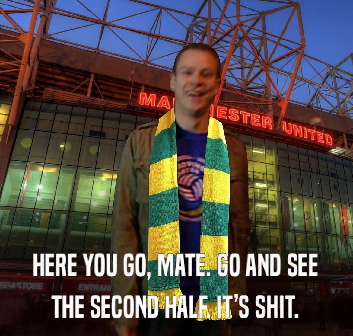 PodcastPharaohs's tweet photo. Man Utd fans last night https://t.co/DD1Pc8OR7O