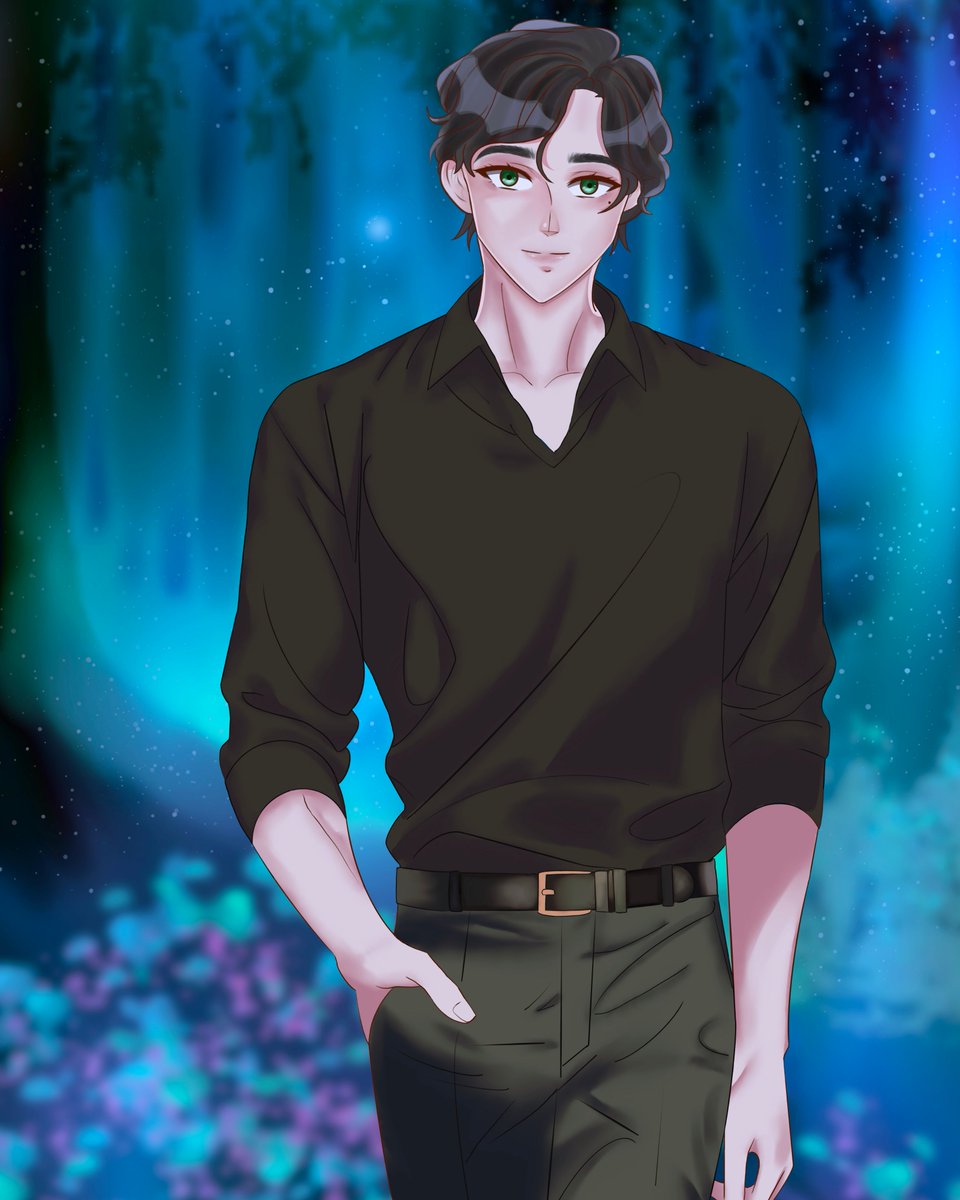 Lomae_'s tweet photo. Azrael on a Moonlit Night🌃 https://t.co/9Vftp9BHLq