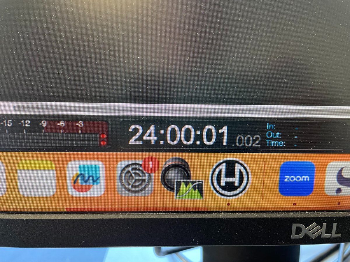 Producing this last bison story, I realized over the past two years I've recorded 24 hours of material on the topic and apparently reached the maximum for Hindenburg's editing software
