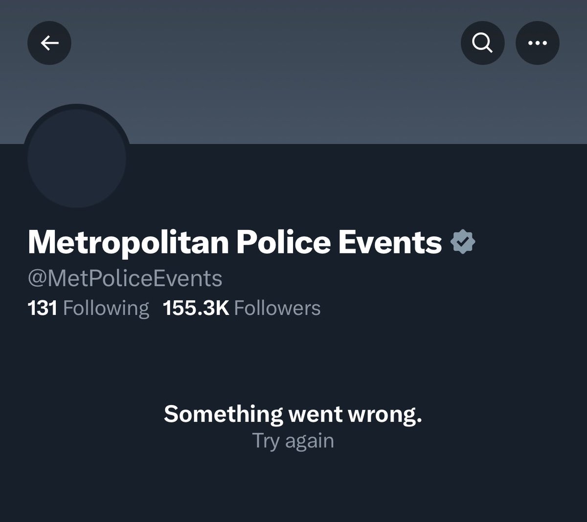 Well well well.  @MetPoliceEvents has deleted its account.  I’m not surprised.