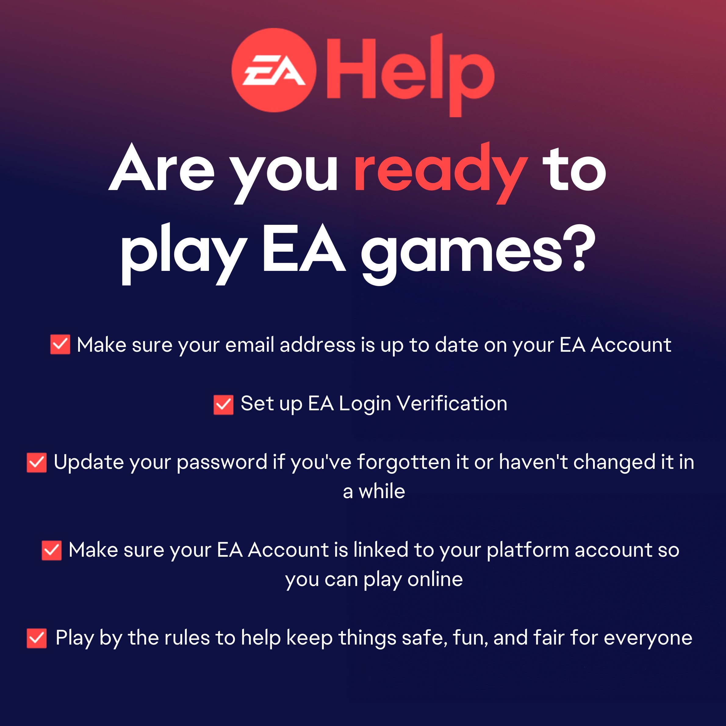 Make an ea best sale account for ps4