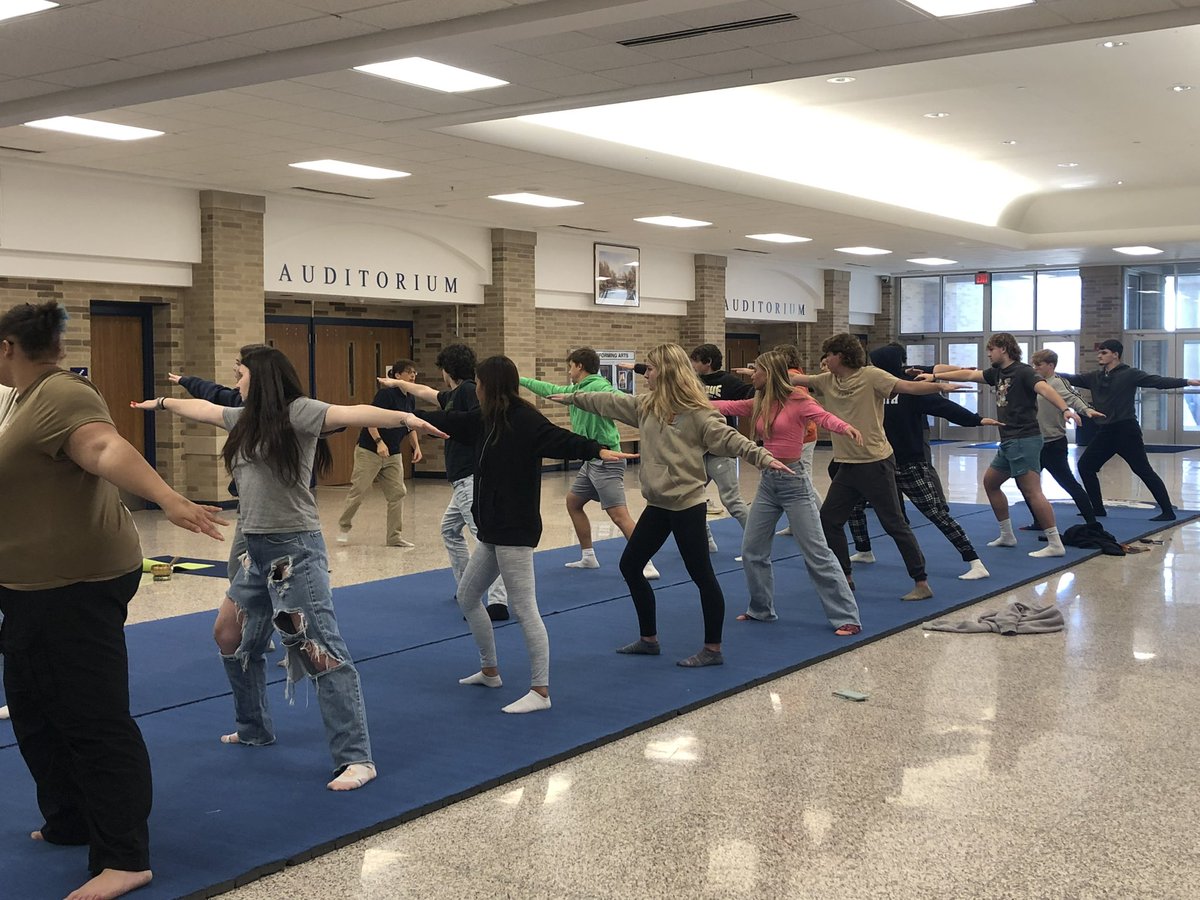 Bring Change 2 Mind had so much fun hosting Yoga yesterday! We can’t wait to do it again! 🧡💙🧡💙