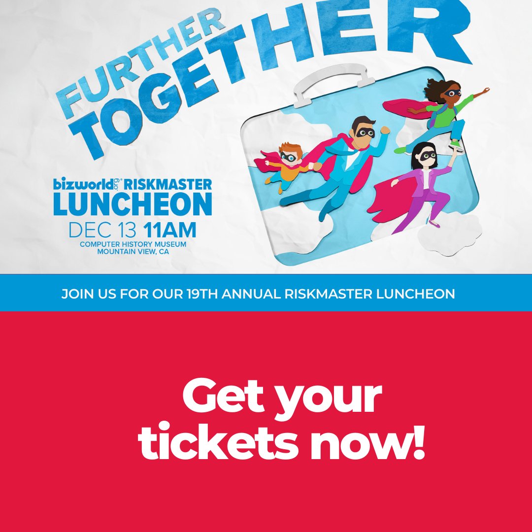 Celebrate BizWorld for National Entrepreneurship Month by joining us for our 19th Annual Riskmaster Luncheon. Join us at the luncheon for a lively fireside chat with Keith Krach and our Founder, Tim Draper.