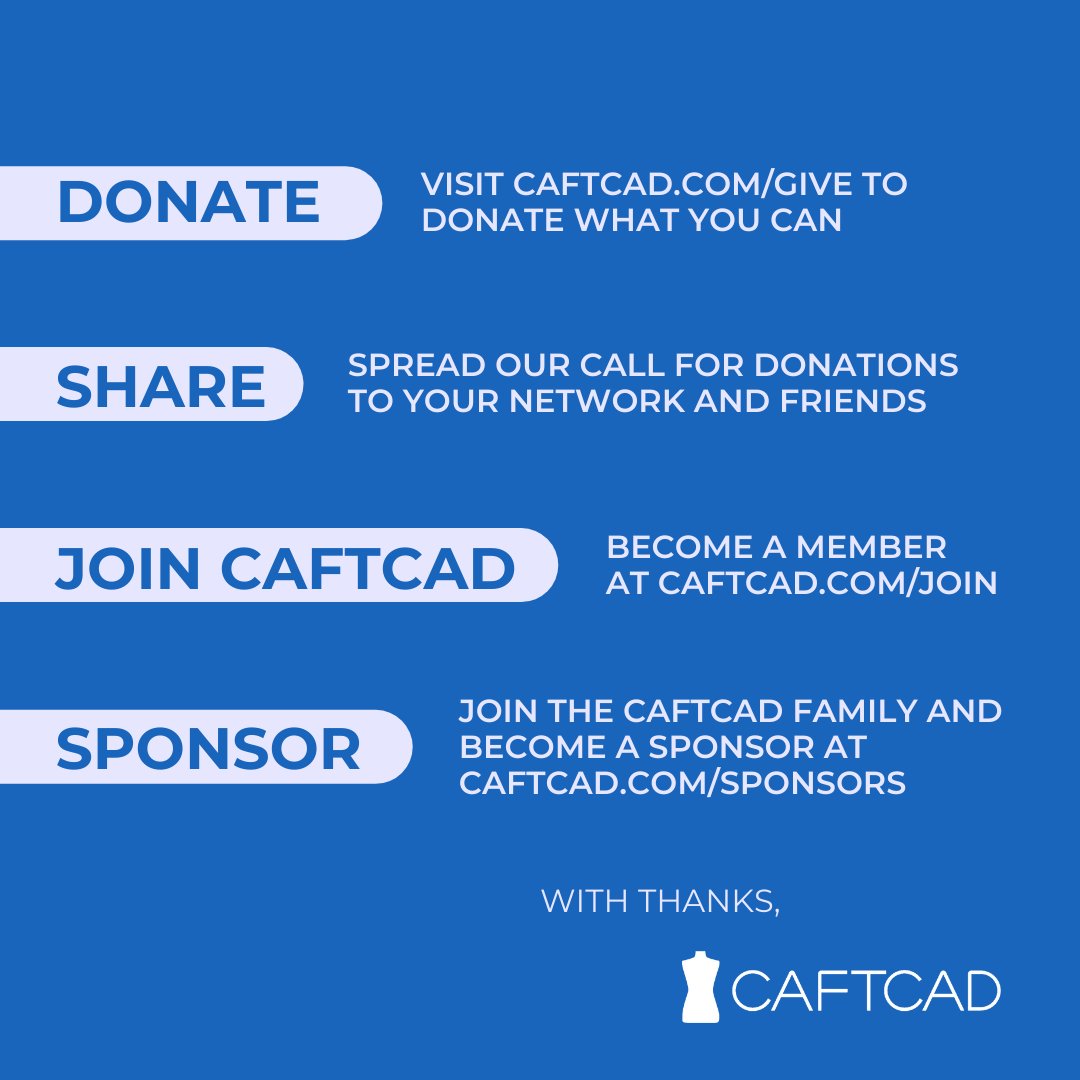 As the President of CAFTCAD, this is near and dear to my heart. The strikes have taken a toll and as Costume Professionals who dress the people you see every time you turn on your TV, or stream something or watch a commercial, we are asking for your help! xoxo #costumedesign