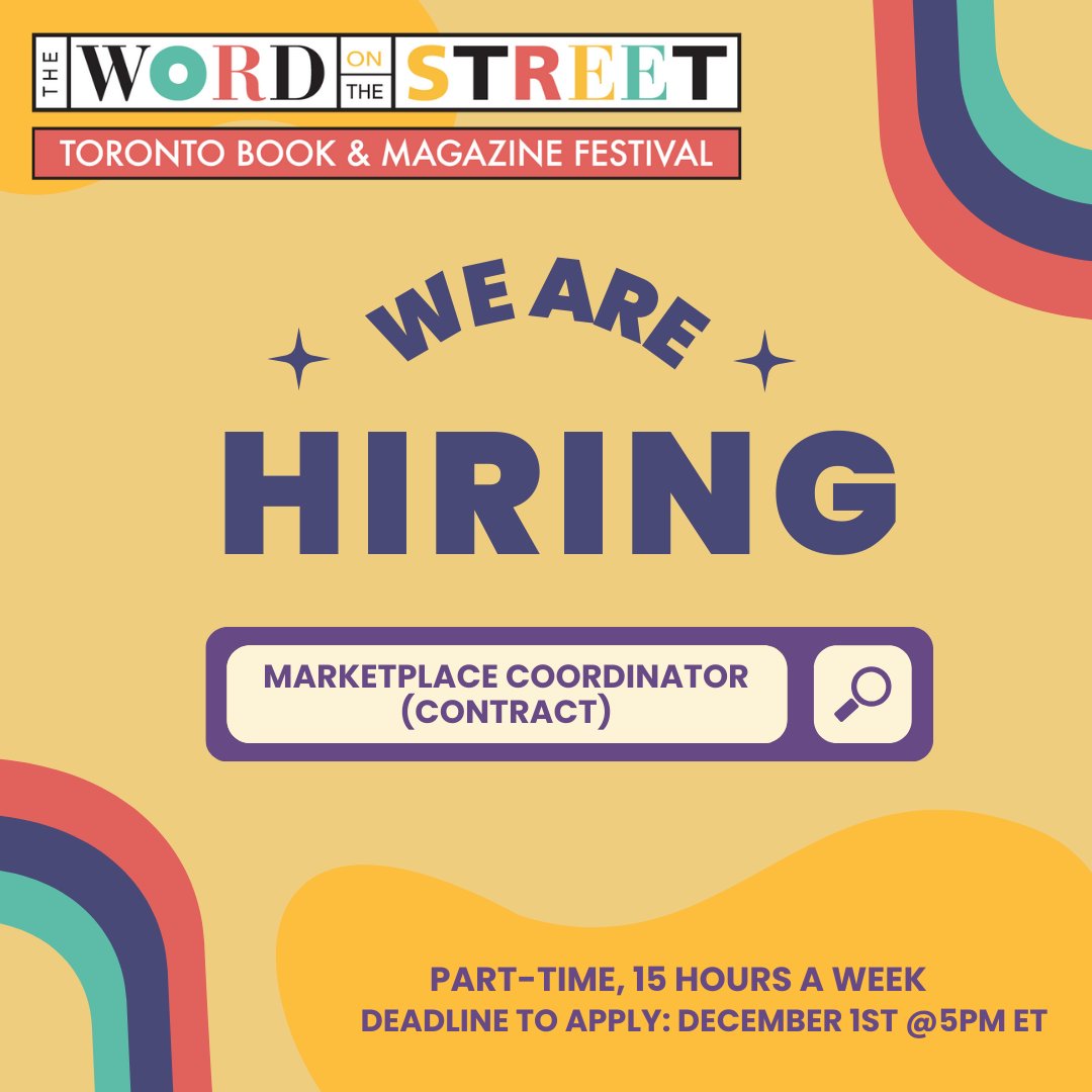 📣WE ARE HIRING📣

The WOTS team is seeking a planner, problem solver, and customer support specialist to join our small but mighty team.

Check out the job posting here: ow.ly/2qCQ50Q3u2j

Deadline to apply: December 1st at 5:00 PM ET.