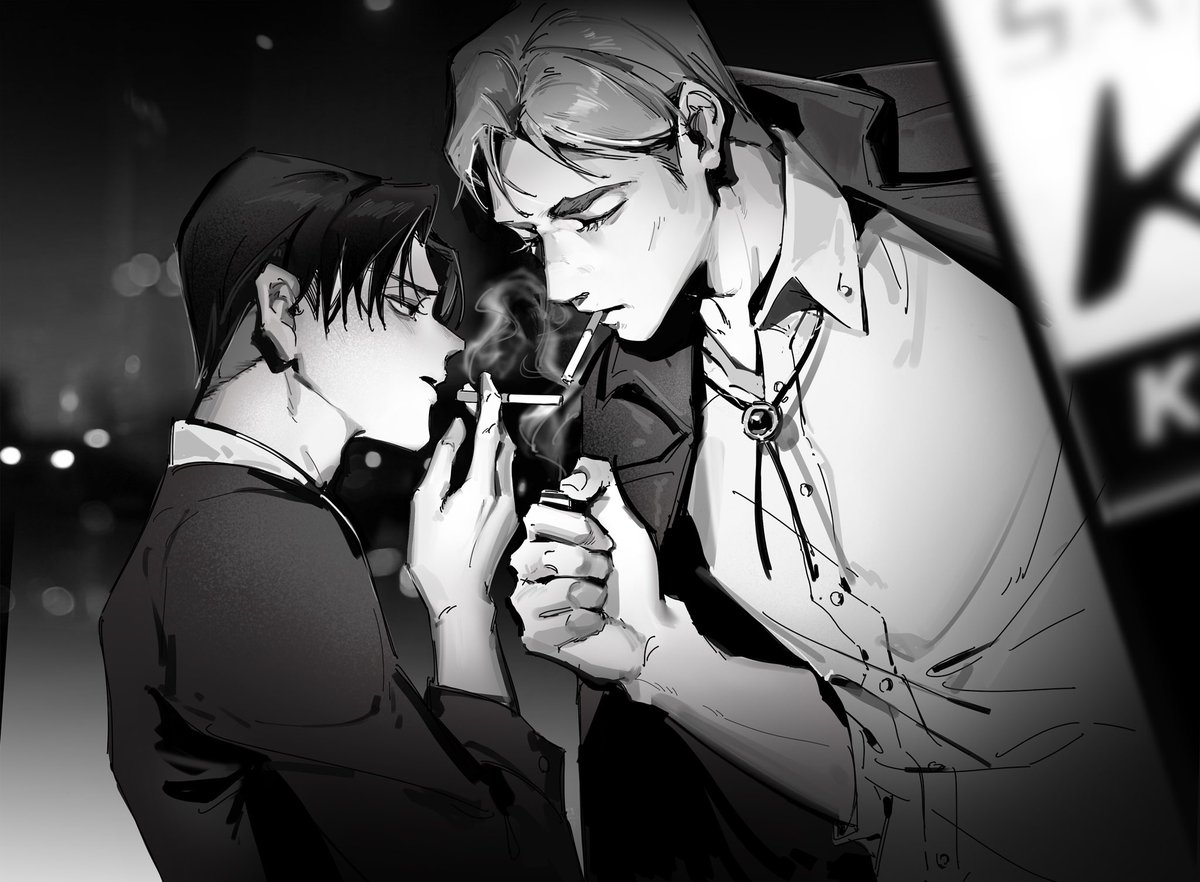 曾在冬夜某个街角 #团兵　 #eruri  #エルリ