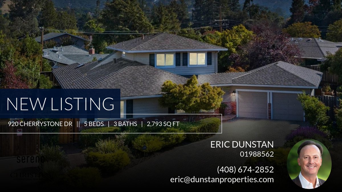 ericdunstan's tweet image. Your home search ends here 🔍Check out this new 5 bedroom, 3 bathroom listing in Blossom Manor and give me a call at (408) 674-2852. 

Or complete the form and I&apos;ll send you more info about the local Los Gatos real estate ma... homeforsale.at/920_CHERRYSTON…