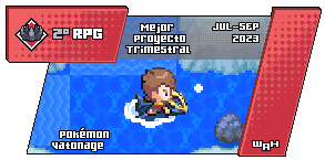 Whack_a_Hack's tweet photo. 🥈¡SEGUNDO PUESTO de la categoría RPG en el TERCER MPT 2023 de WaH para @HaruMerlyn!🥈
💥POKÉMON VATONAGE💥
#wah #whackahack #mpt #wahmpt #hackrom #fangame #gba #rpg #nds #gbc #gamedev #pixelart https://t.co/wwKUQJJrCD