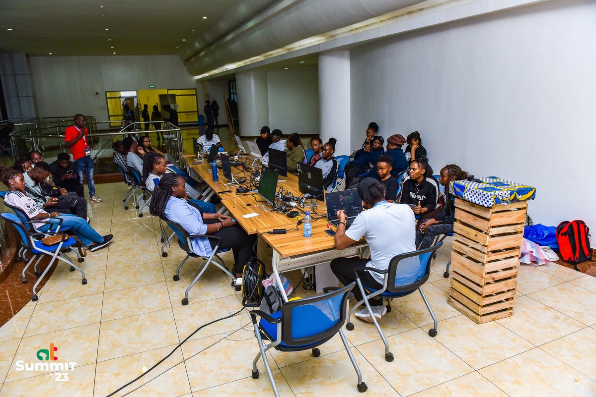 Africastalking's tweet photo. "Big shoutout to Jiwe Studios @Jiwe_io for adding a whole new level of excitement to our event! Their FIFA competition kept us on the edge of our seats for all four days, making the #ATSummit unforgettable. 🎮⚽️✨ #BuildWithAT #WeLoveNerds #ATSummitHighlights" https://t.co/8Bcwui6X1e
