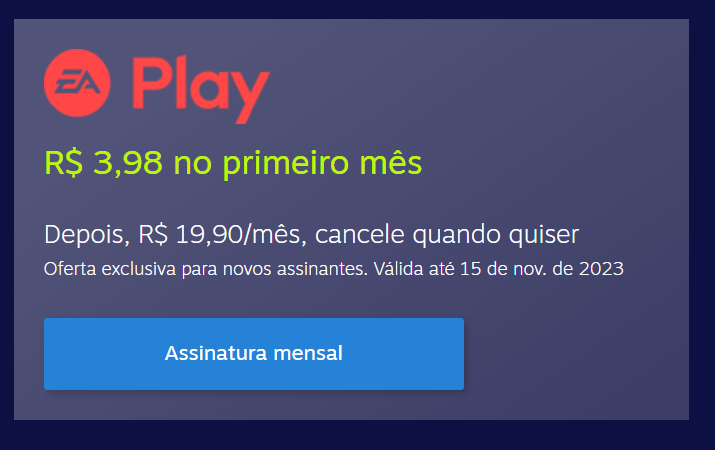 Vale a pena assinar o EA Play?