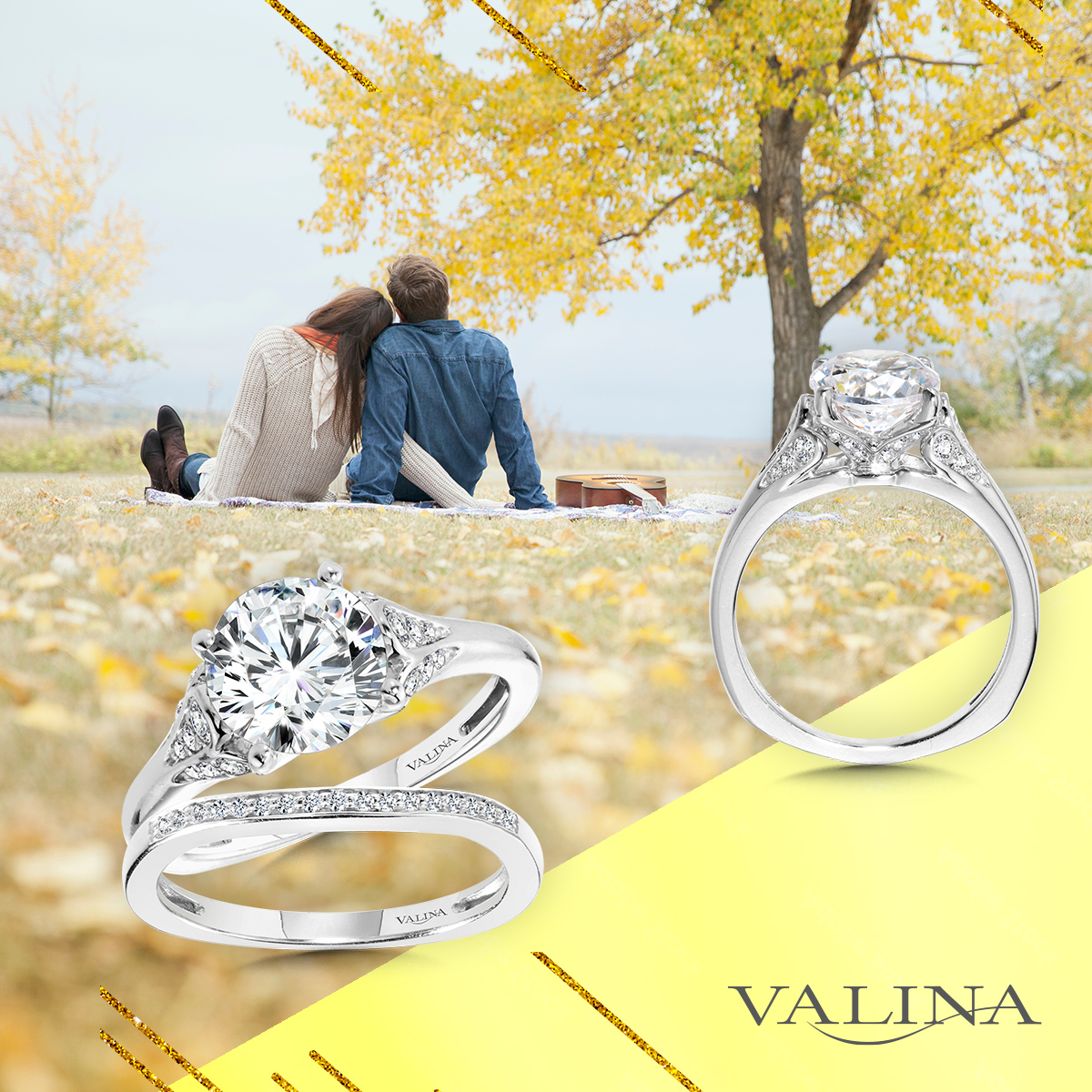 ValinaJewelry's tweet image. Amongst the golden leaves and crisp autumn air, her heart will be captured in the most enchanting way. Use a Valina ring in your picture-perfect proposal. 🍁🍂

ecs.page.link/rwkXU

#rounddiamond #rounddiamonds #Valina #ValinaBridal