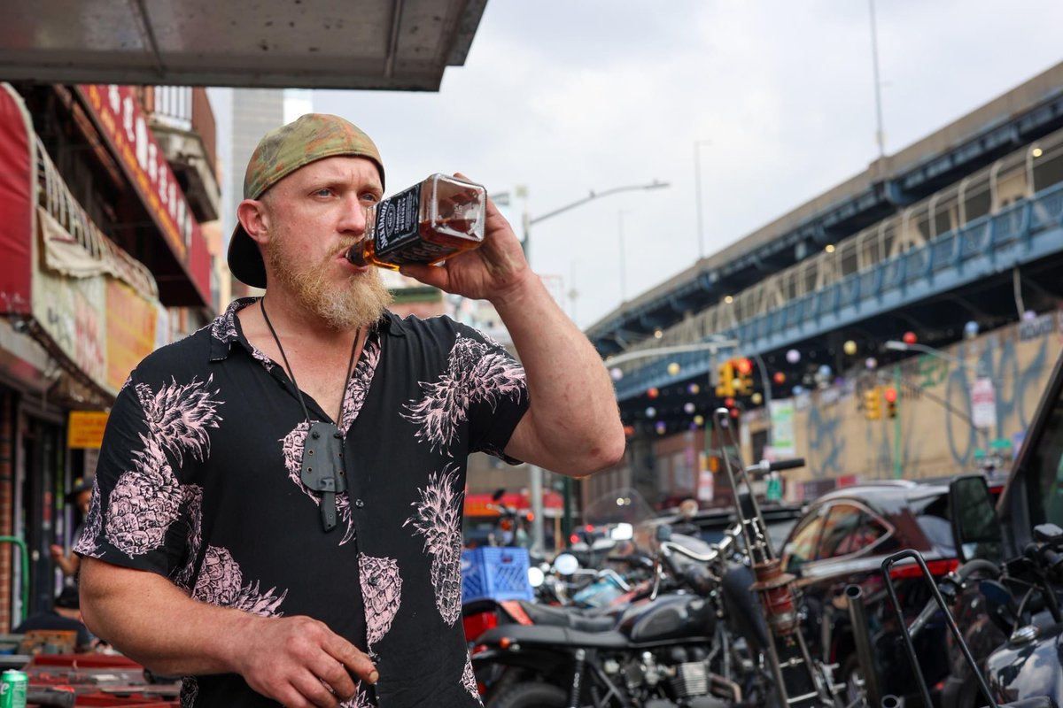 “Stop signs? I don’t care about any of that shit. Don’t have a license. Don’t have a license plate on my bike. I’m an outlaw through and through. I take it very seriously. The way I look at it, there’s a law of government and a law of man. And I follow the law of man. Right and