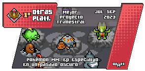 Whack_a_Hack's tweet photo. 🥇¡PRIMER PUESTO de la categoría OTRAS PLATAFORMAS en el TERCER MPT 2023 de WaH para
@PKMM_ESPEP0!🥇
💥POKÉMON MUNDO MISTERIOSO EPISODIO ESPECIAL 0 EN UN PASADO OSCURO💥
#wah #whackahack #mpt #wahmpt #hackrom #fangame #gba #rpg #nds #gbc #gamedev #pixelart https://t.co/0LtwGTccWm