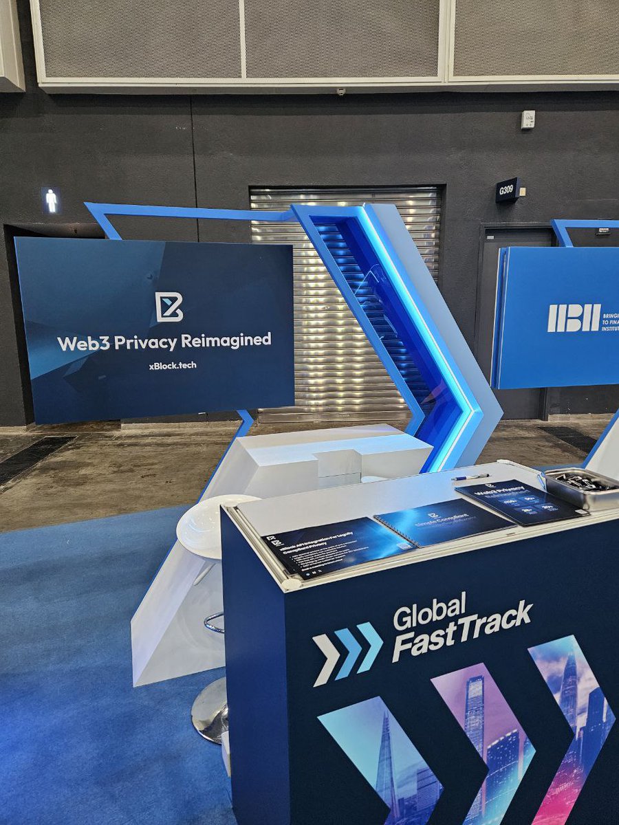 HoudiniSwap's tweet image. @xBlock_tech 🟦 at #HKFintechWeek2023 

xBlock offers cutting-edge private transaction solutions for #Web3 businesses, enhancing security and privacy.

Experience xBlock’s game-changing solutions:
🟦 xBlock.tech