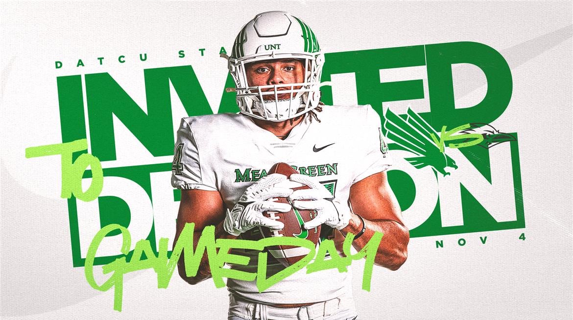 📍Denton This Saturday! <a href="/MeanGreenFB/">UNT Football</a> <a href="/__CoachMorris/">Eric Morris</a> <a href="/TrustMyEyesO/">⭕️FFERTUNITY</a>