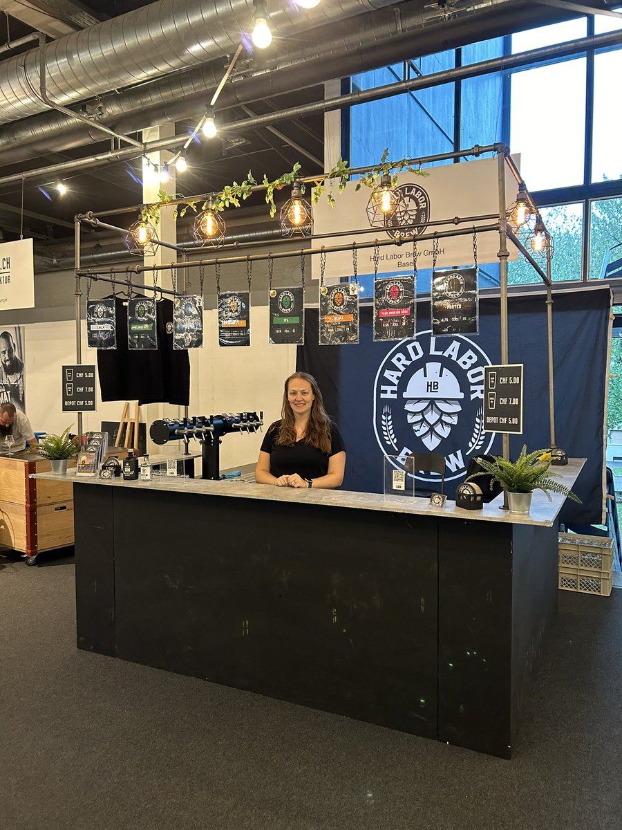 HardLaborBrew's tweet photo. We’re ready at the Feinfestival Basel at the Messe https://t.co/tIdKK7bzh2