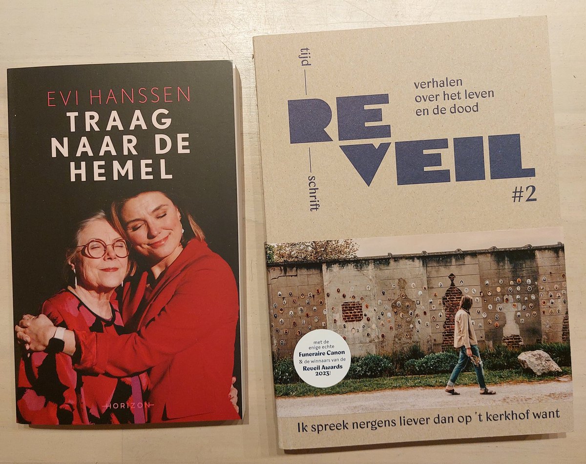 Wat een mooie (Vlaamse) post op één dag... Het nieuwste boek van <a href="/evihanssen/">Evi Hanssen</a>, ambassadeur van @FPZVlaanderen, en de nieuwe uitgave van Reveil (zie reveil.org).
