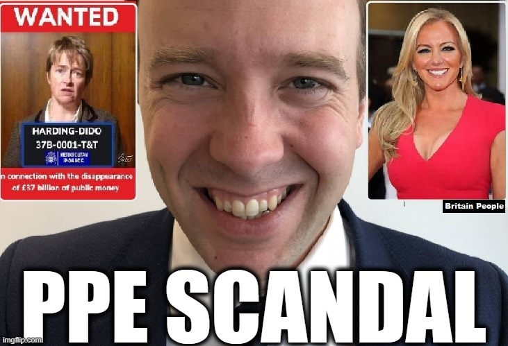 🔴MATT HANCOCK: We're in it together

▪️Newmarket MP Matt Hancock GAVE £37bn Covid testing contract to Jockey Club director Dido Harding 

▪️Harding SUBCONTRACTED it to Grand National sponsor Randox, employer of Tory MP Owen Paterson, whose late wife chaired Aintree racecourse.