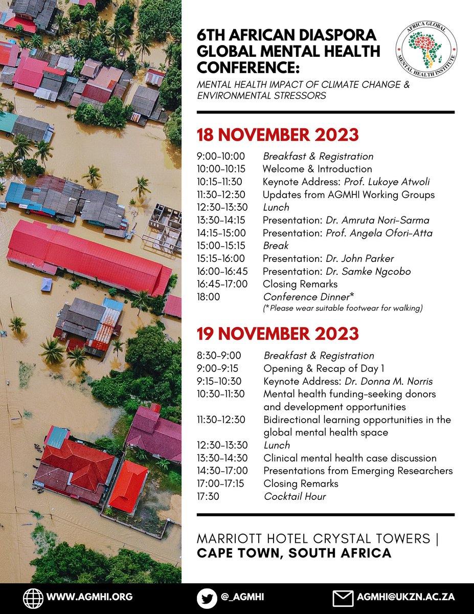 The countdown is on. We are just two weeks away from the #AGMHI2023 conference. Thanks to all who registered, and we can't wait to see you in Cape Town!