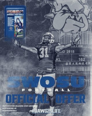JordanHubbard_'s tweet photo. #Agtg Blessed to receive my very first offer from @SWOSUFootball @coachquise_  @SummitFB https://t.co/IzPm9zCujZ