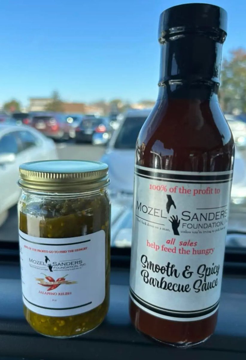 You should stop by George's Neighborhood Grill and Bar for lunch today and make a donation to the Mozel Sanders Foundation, Inc. - maybe buy some amazing sauces while you are here. (100% of proceeds go to feed the hungry.)

The MS supports programs throughout the year, and funds
