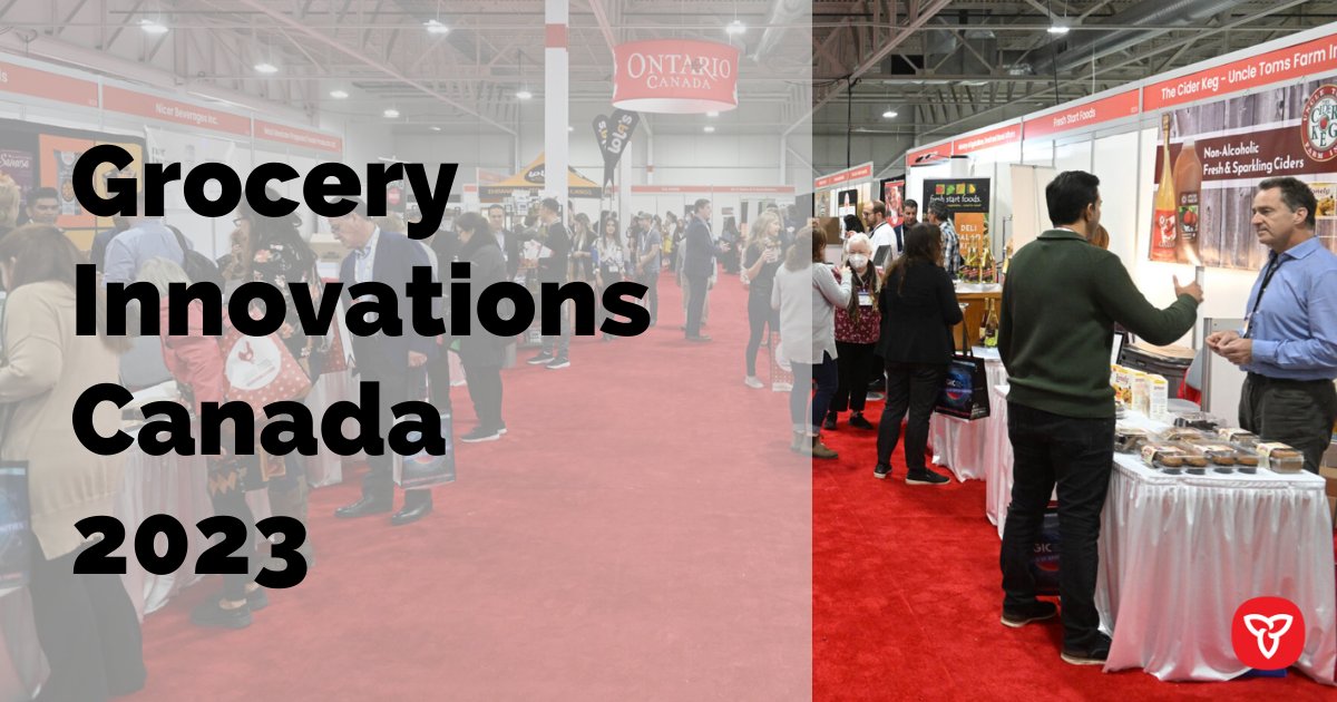 Grocery Innovations Canada had another excellent year. With 70 innovative Ontario #foodandbeverage companies exhibited in the Made in Ontario Pavilion, Ontario accomplished its best performance to date! Learn more: groceryinnovations.com
#ExportON
#GIC2023
#openforbusiness